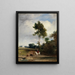 Roadside Stop - Richard Parkes Bonington — framed artwork on a wall