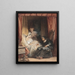 L'utilisation des larmes - Richard Parkes Bonington — framed artwork on a wall