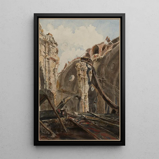 Richard Phen Spiers - Le Palais de Justice aprs lincendie de 1871.webp