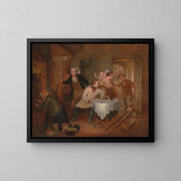 Le Retour des déserteurs - Richard Redgrave — ingelijst kunstwerk aan de muur