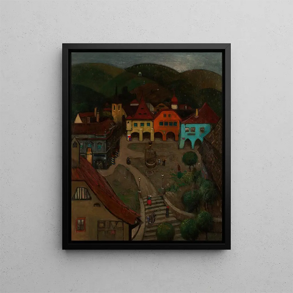Richard Teschner - Kleine Stadt.webp