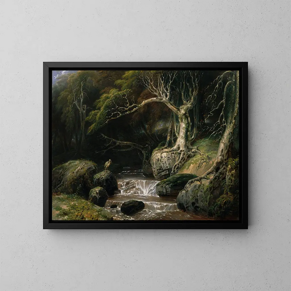 Solitude paysagère - Richard Westall — ingelijst kunstwerk aan de muur