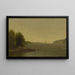 Langs de rivier de Hudson - Richard William Hubbard — ingelijst kunstwerk aan de muur