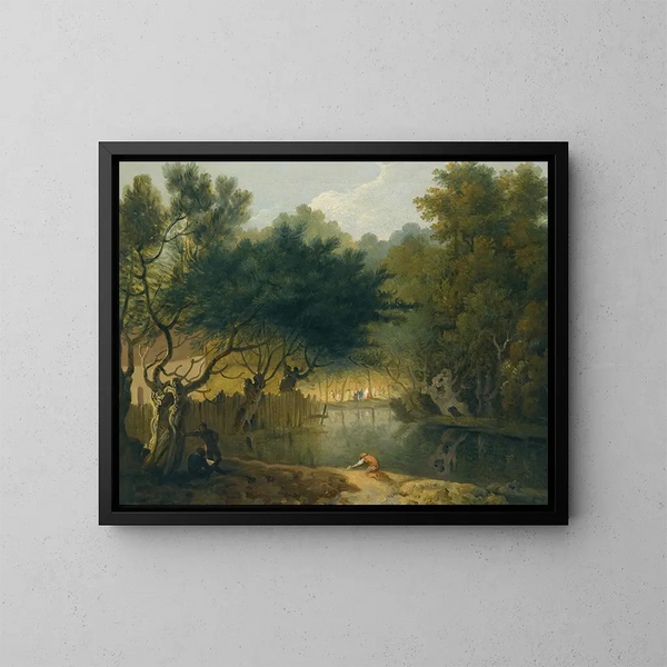 Een uitzicht op St James's Park in Londen - Richard Wilson — ingelijst kunstwerk aan de muur