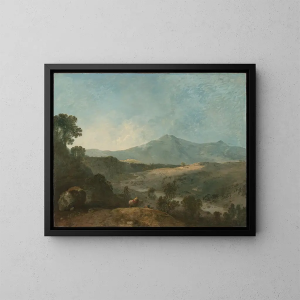 Cader Idris en de rivier Mawddach - Richard Wilson — ingelijst kunstwerk aan de muur