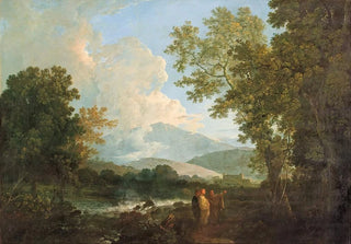 Richard Wilson - Cicero with his friend Atticus and brother Quintus at his villa at Arpinum.webp