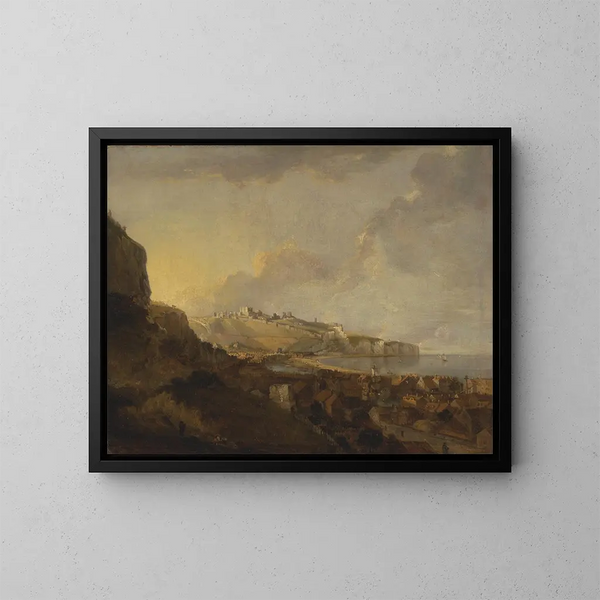 Douvres - Richard Wilson — ingelijst kunstwerk aan de muur