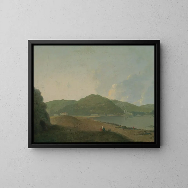 Lac d'Agnano met de Grotta del Cane - Richard Wilson — ingelijst kunstwerk aan de muur