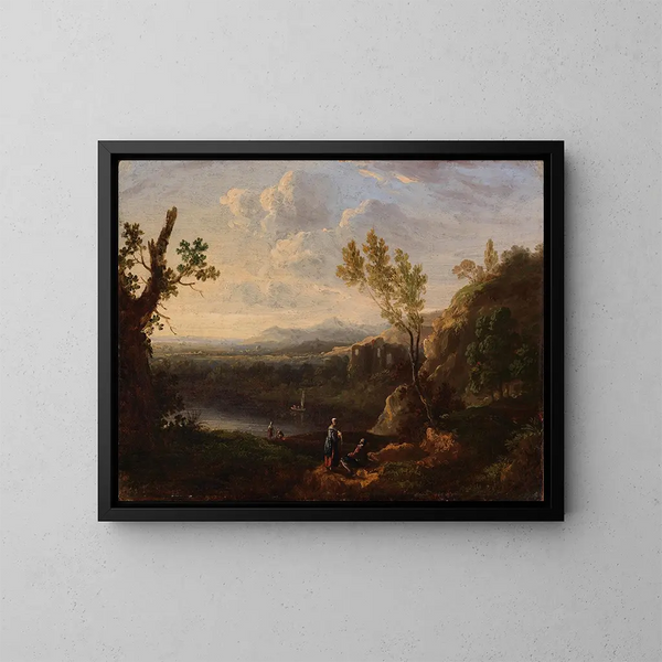 Klein landschap - Richard Wilson — ingelijst kunstwerk aan de muur