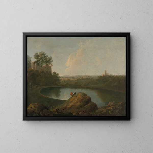 Le Tête du lac Nemi - Richard Wilson — ingelijst kunstwerk aan de muur