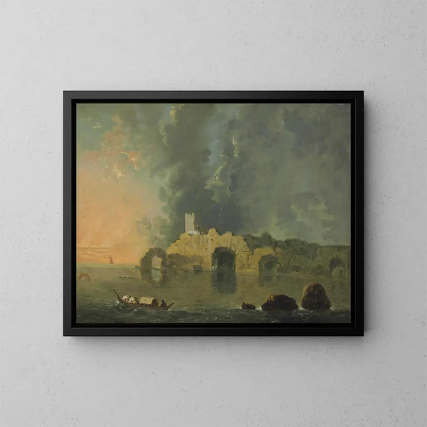 van het Tour des Grottes bij Napels - Richard Wilson — ingelijst kunstwerk aan de muur