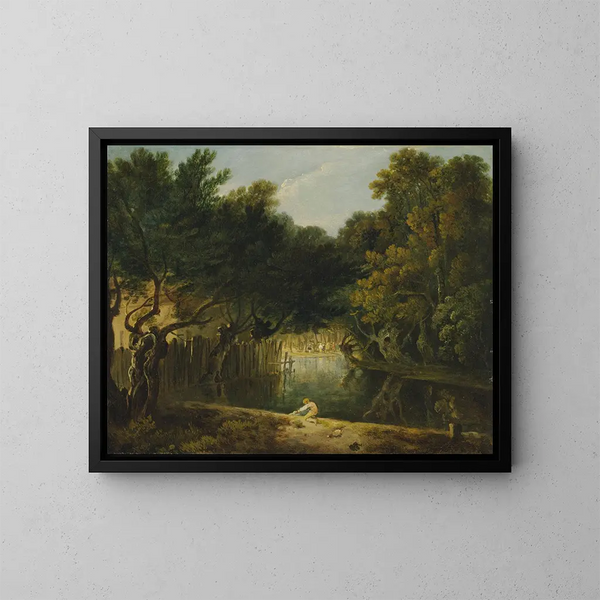 Vue de la nature dans le parc de St James - Richard Wilson — ingelijst kunstwerk aan de muur