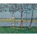 Reproduction of the painting Rive de la Seine at Petit-Gennevilliers - Gustave Caillebotte