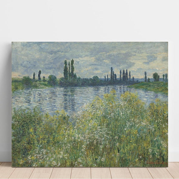Reproductie van het schilderij Rives de la Seine à Vétheuil - Claude Monet