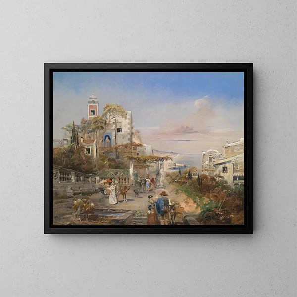 Caprice du sud - Robert Alott — ingelijst kunstwerk aan de muur