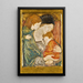 Relief avec une mère et des enfants - Robert Anning Bell — ingelijst kunstwerk aan de muur