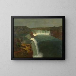 Watervallen van de Niagara - Robert Bakewell — ingelijst kunstwerk aan de muur