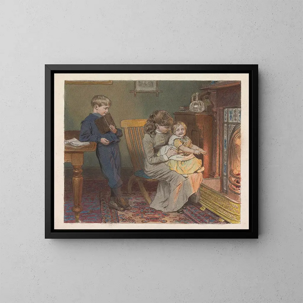 Aan de rand van het moeras - Robert Barnes — ingelijst kunstwerk aan de muur