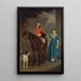 John Gubbins Newton et sa sœur Mary Newton - Robert Burnard — ingelijst kunstwerk aan de muur