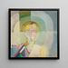 Portret van Madame Heim - Robert Delaunay — ingelijst kunstwerk aan de muur