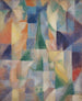 Venster met uitzicht op de stad - Robert Delaunay — weergave van het kunstwerk