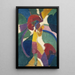 Vrouw met een parasol - Robert Delaunay — ingelijst kunstwerk aan de muur