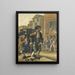 The French in Distress - Robert Dighton — framed artwork on a wall