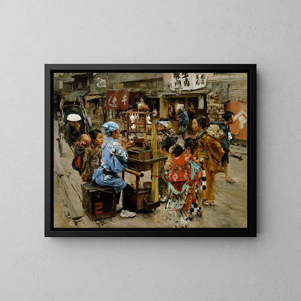 L'Ameya - Robert Frederick Blum — ingelijst kunstwerk aan de muur
