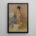 Het bad - Robert Frederick Blum — ingelijst kunstwerk aan de muur