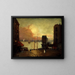 Cumuluswolken over de East River - Robert Henri — ingelijst kunstwerk aan de muur