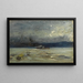 op de rivier de Hudson - Robert Henri — ingelijst kunstwerk aan de muur