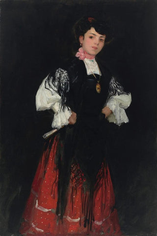 Robert Henri - Spanish Girl of Madrid Una Chula.webp