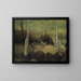 Lente in het Fontainebleau-bos - Robert Henri — ingelijst kunstwerk aan de muur