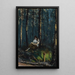 De lezer in het bos - Robert Henri — ingelijst kunstwerk aan de muur
