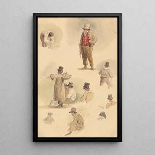 Robert Hills - A Woodcutter and Other Studies.webp