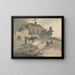 Bétail à longues cornes - Robert Hills — ingelijst kunstwerk aan de muur
