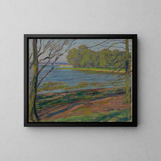 Landschap van Havel - Robert Hoffmann — ingelijst kunstwerk aan de muur