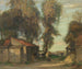 Een boerderijplein - Robert Hope — weergave van het kunstwerk