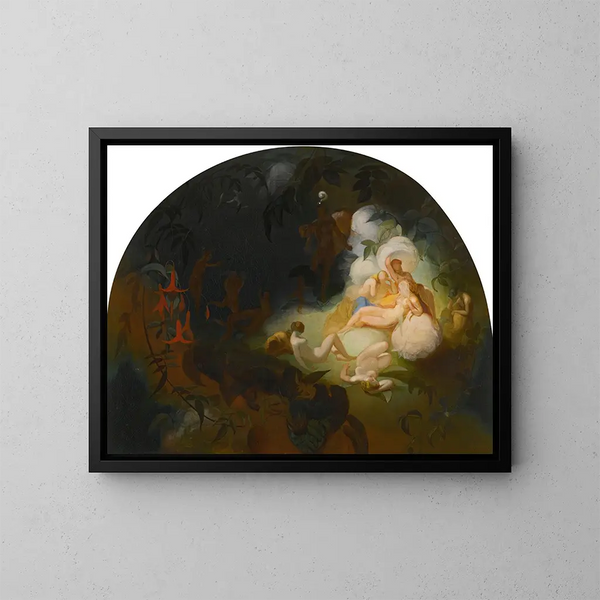 Titania dort - Robert Huskisson — ingelijst kunstwerk aan de muur