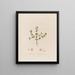 Anagallis arvensis of oude mannetjesglas - Robert John Thornton — ingelijst kunstwerk aan de muur