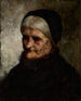 Hoofd van een oude vrouw - Robert Koehler — weergave van het kunstwerk