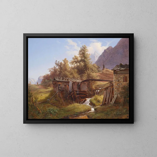 Robert Kummer - Alte Mhle im Thale bei Berchtesgaden.webp