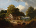 Boerderij scène - Robert Ladbrooke — weergave van het kunstwerk