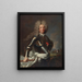 portret van een hogere officier ridder van de Orde van Saint-Louis - Robert Le Vrac de Tournieres — ingelijst kunstwerk aan de muur
