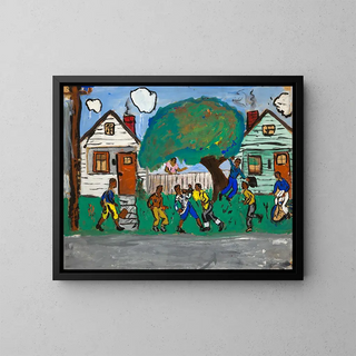 After School - Robert Louis Franklin Jr — framed artwork on a wall