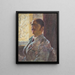 Zelfportret - Robert Maurer — ingelijst kunstwerk aan de muur