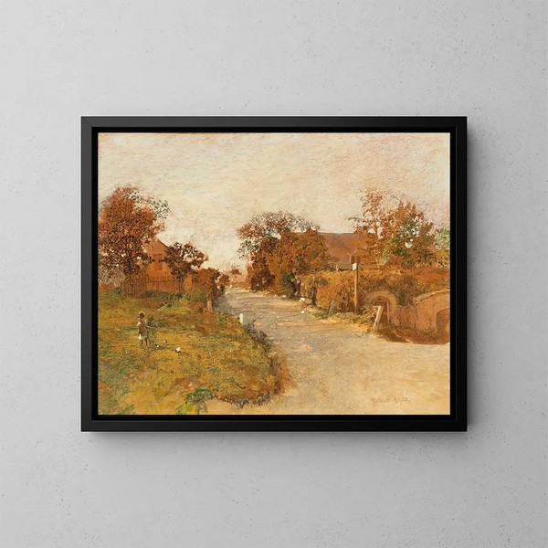 Motief van Feldsberg - Robert Russ — ingelijst kunstwerk aan de muur
