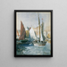 Sailing Ships - Robert Russ — framed artwork on a wall