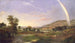Landschap met regenboog - Robert S. Duncanson — weergave van het kunstwerk