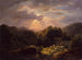 Landschap met schapen - Robert S. Duncanson — weergave van het kunstwerk